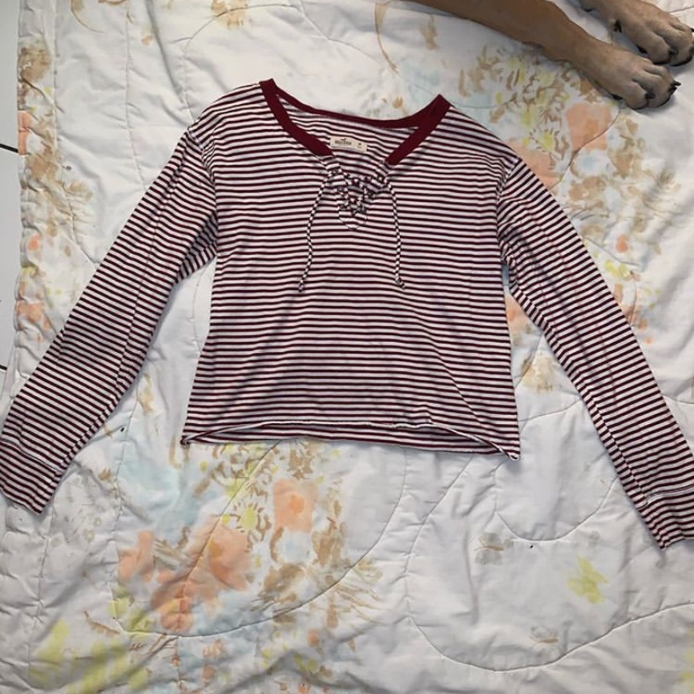 Striped long sleeve shirt